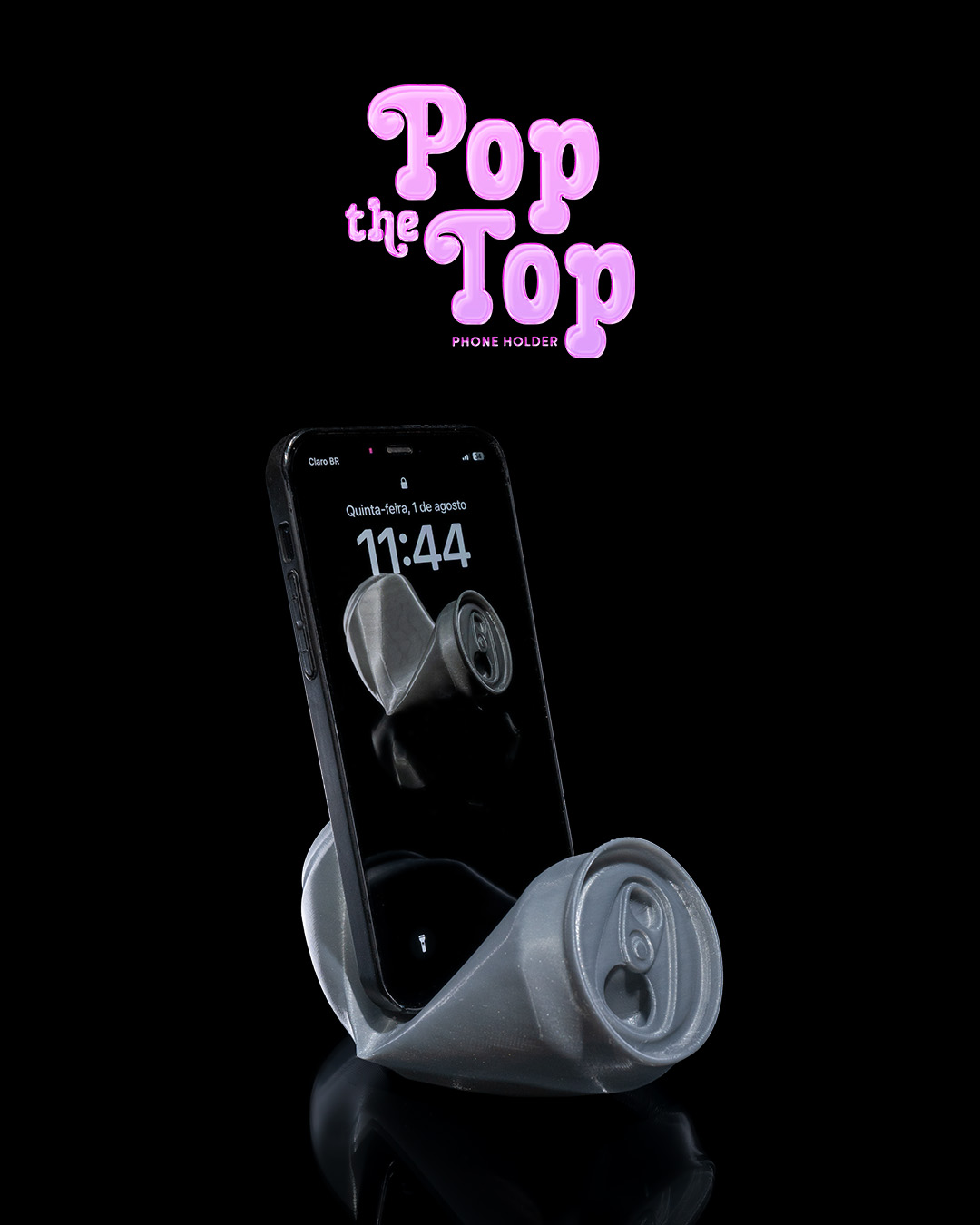 Pop the Top Phone Holder